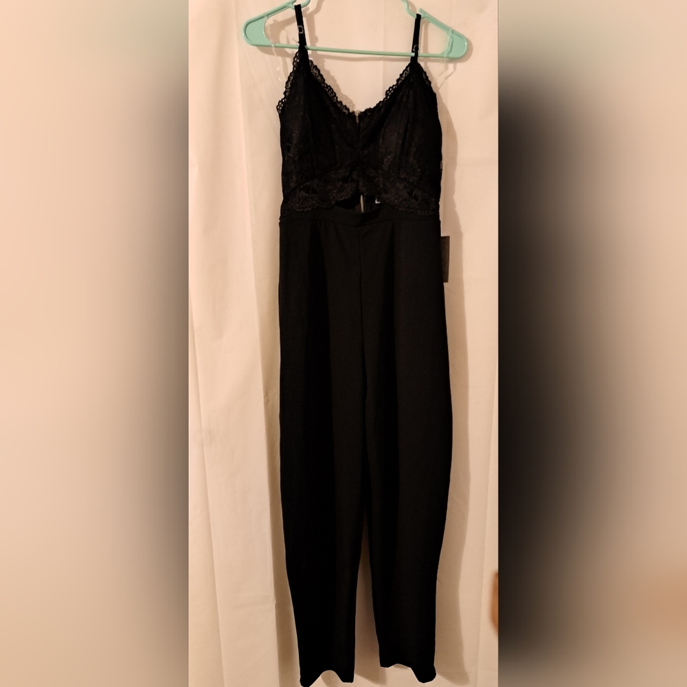 J for Justify, Black Jumpsuit, Size (XL)
